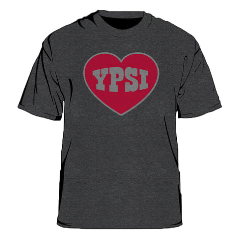 Ypsi Heart Metallic Men's T-Shirt