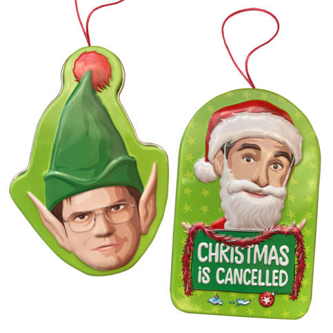 The Office Holiday Mints Candy Tin Christmas