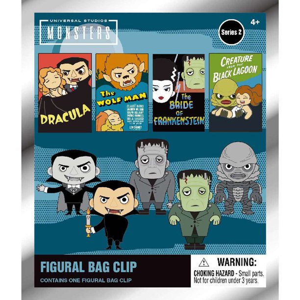 Universal Monsters Figural Bag Clip Series 2
