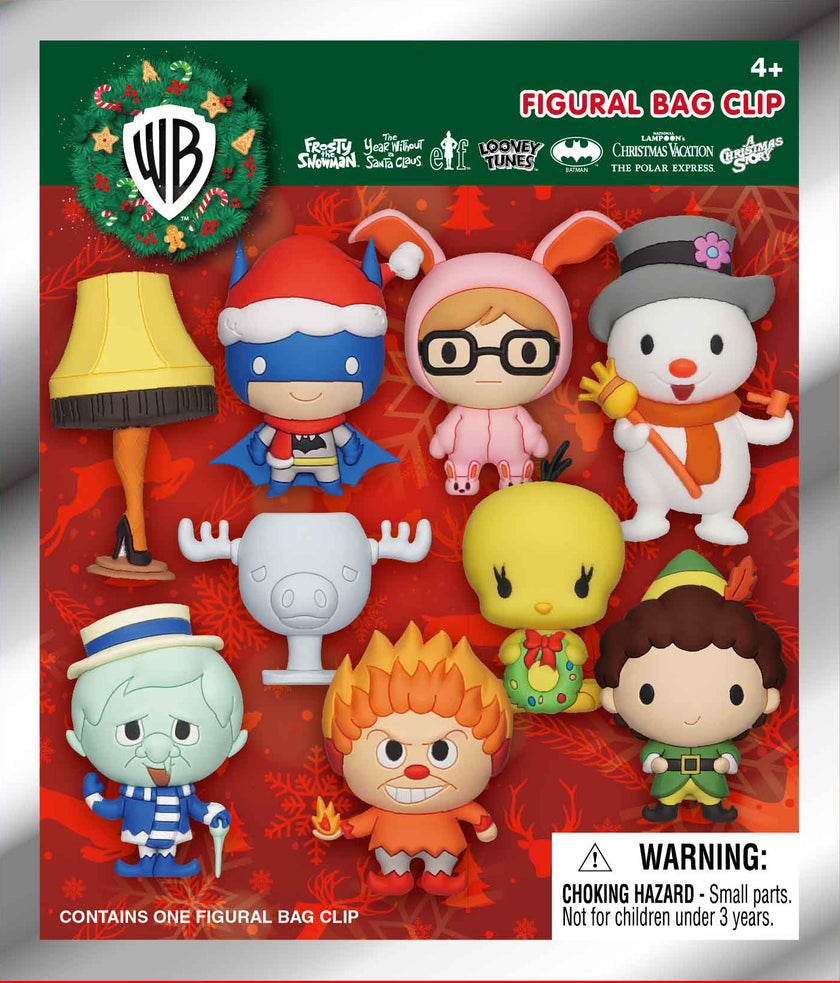 Warner Brothers Christmas Figural Bag Clip Series 1