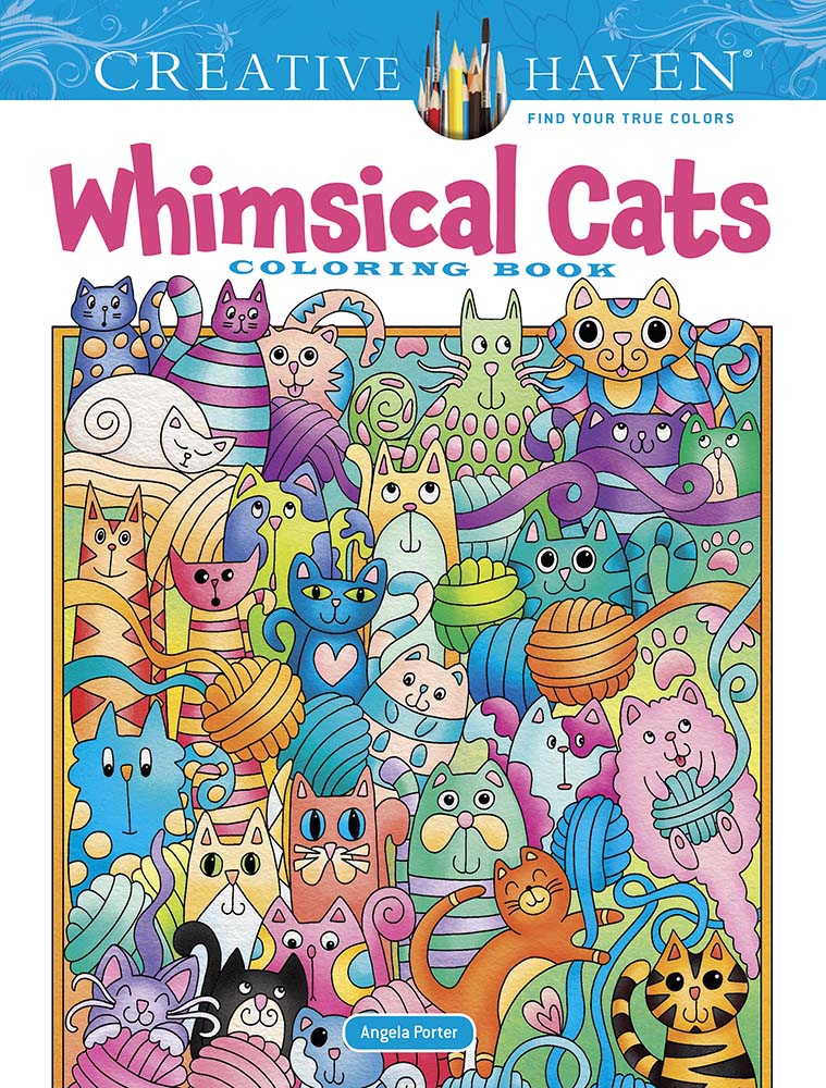 Whimsical Cats Coloring Book Creative Haven