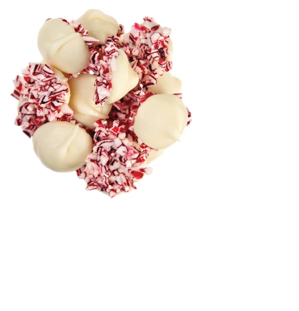 White Chocolate Peppermint Nonparelis 4 oz