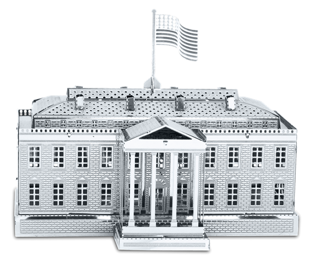 White House Metal Model
