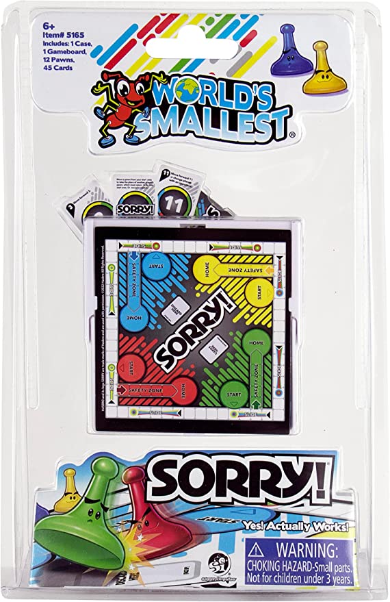 World's Smallest Sorry Game