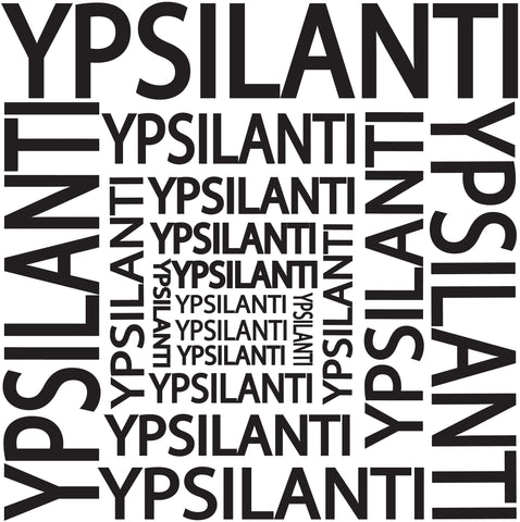 Ypsilanti Word Montage Sticker