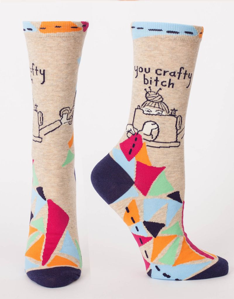You Crafty Bitch Women's Socks