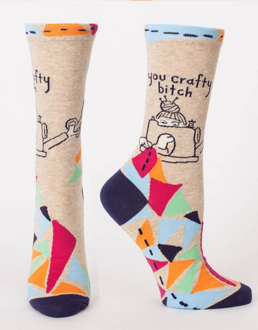 You Crafty Bitch Women's Socks