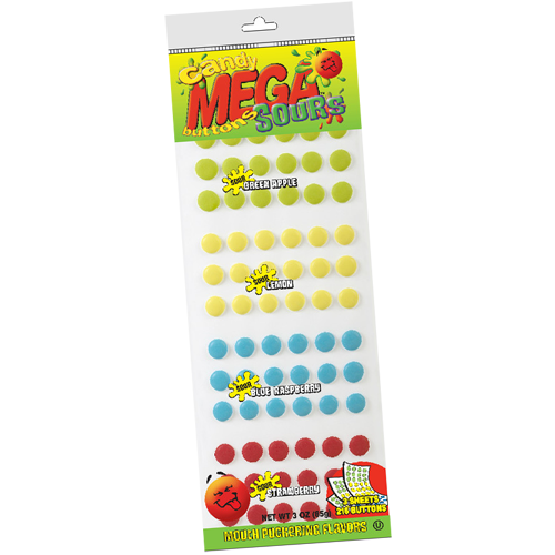 Candy Buttons Mega Sour